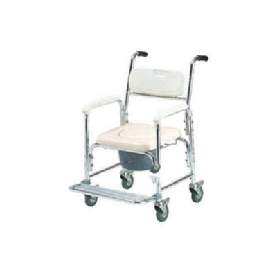 Medica Aluminum Commode Chair With Padded Seat CA614L