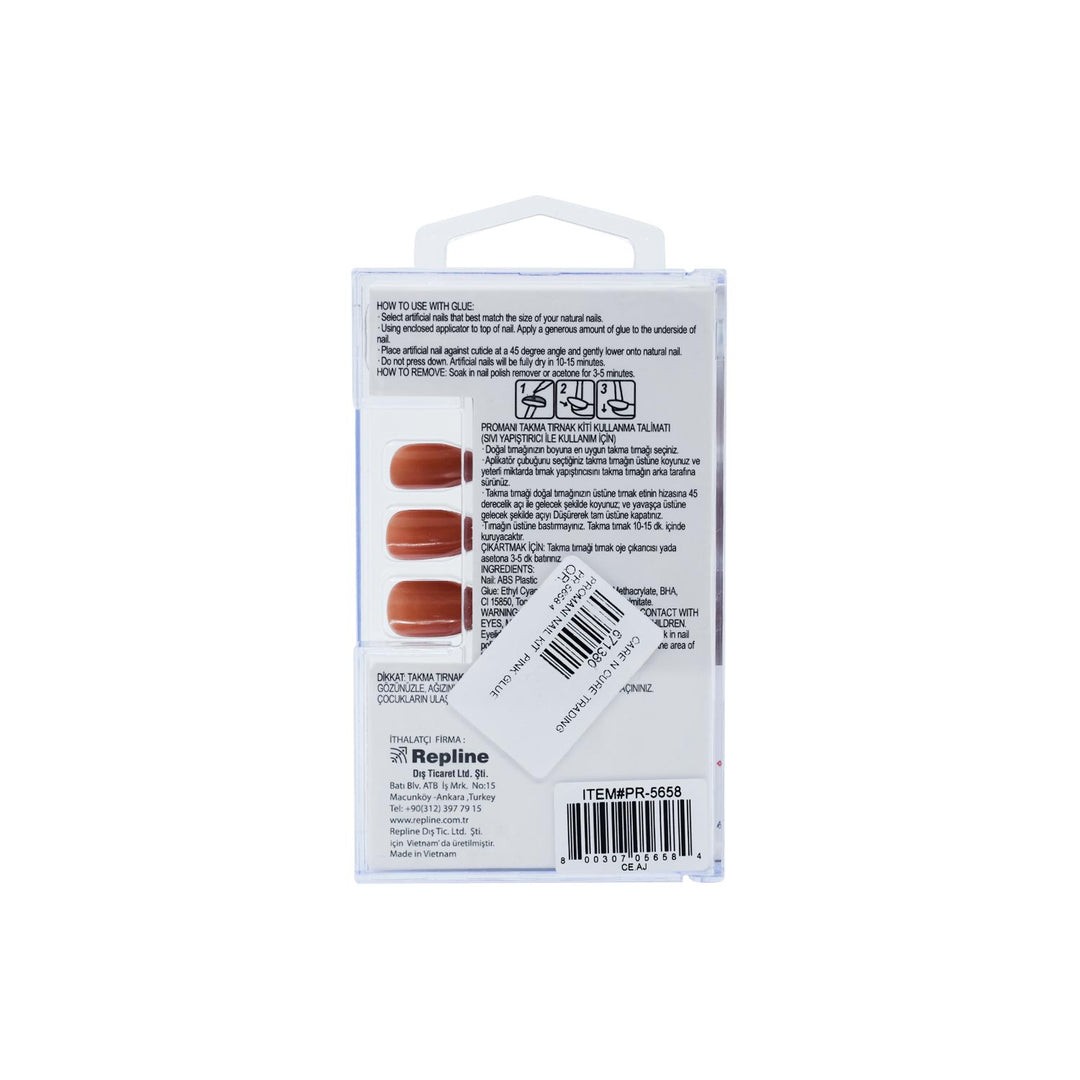 Promani Nail Kit Red Wine