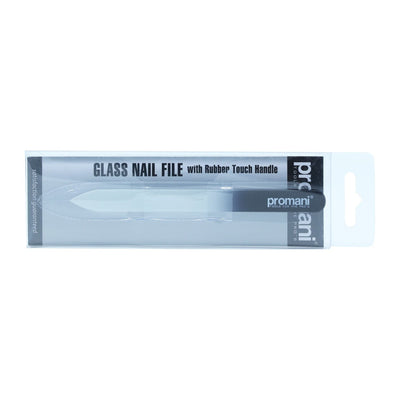 Promani Glass Nail File With Rubber Touch Handle Pr-403