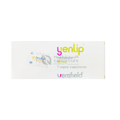 Yenlip 100 Mg Suppositories 7 Pieces (Original Prescription Is Mandatory Upon Delivery)