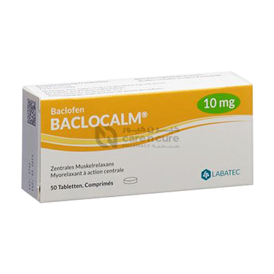 Baclocalm 10Mg Tab 50 Pieces