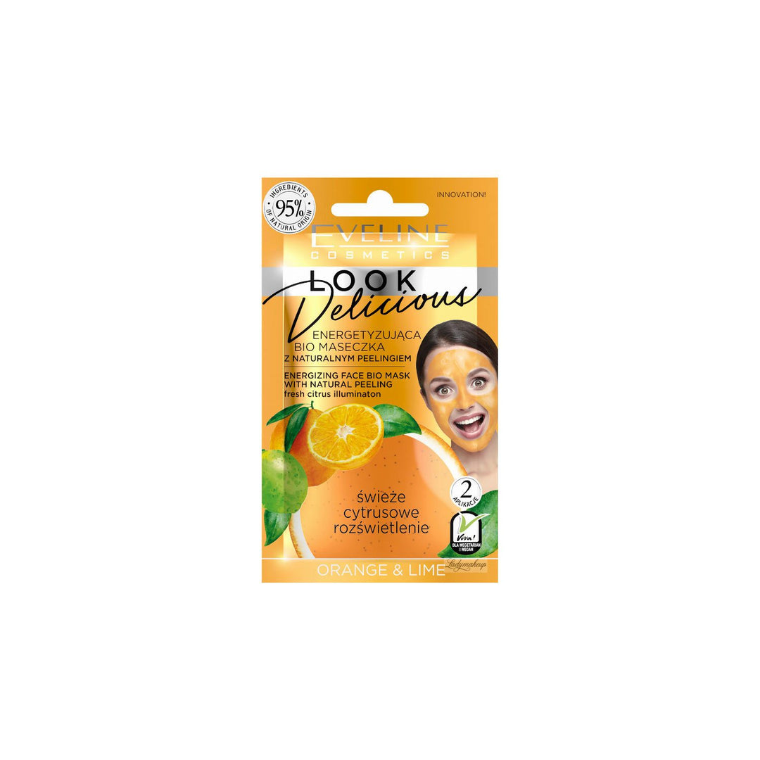 Eveline Look Delicious Energ Face Bio Mask Orng & Lime
