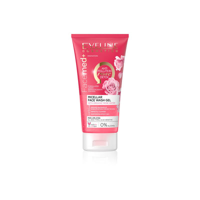 Eveline Facemed+ Purif Face Wash Gel W/Org Rose Water 150ml [F]