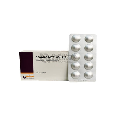 Co-Anginet 80/12.5mg 30 Pieces