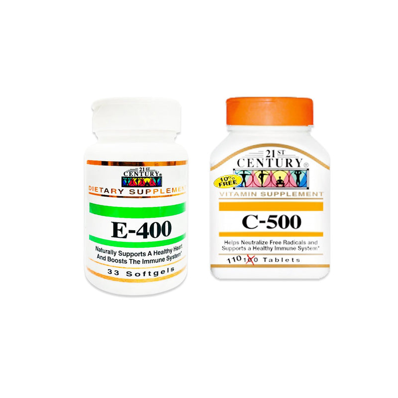 21st Century Vitamin C 500 + E400 1+1 Offer