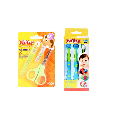 Nuby Nail Care Set + Tb Set 1+1 Offer