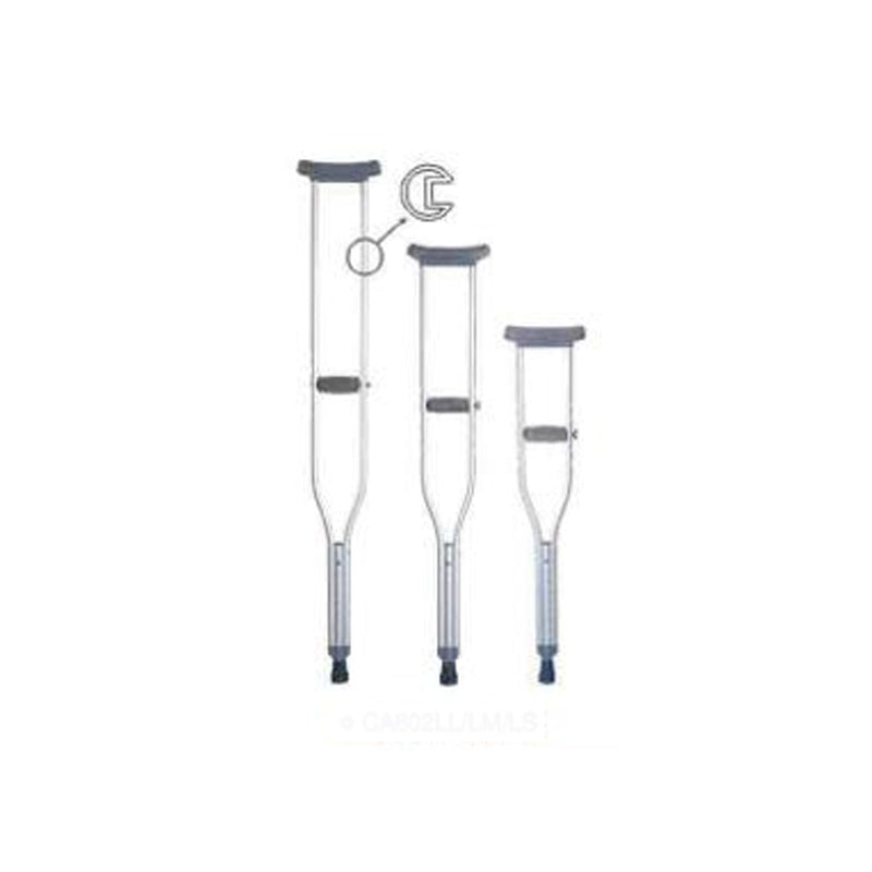 Escort Alumin Crutches Small 84-114 cm