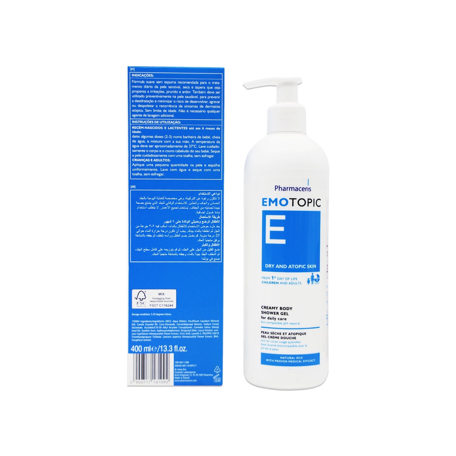 Emo Topic Buy Pharmaceris Emotopic Creamy Body Shower Gel 400ml Online at Best ...