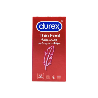 Durex Thin Feel Condoms 6 Pieces,
