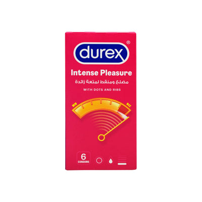 Durex Intense Pleasure Condom 6 Pieces,