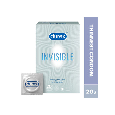 Durex Invisible Condom 20 Pieces,