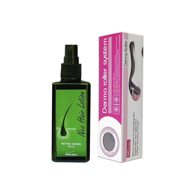 Neo Hair Lotion Hair Treatment + Derma Roller