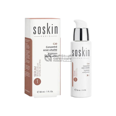 Soskin Brightness Vitality Serum 30ml + Hyd