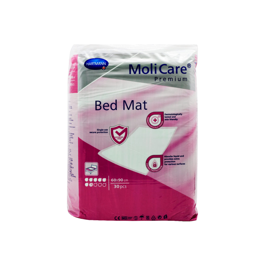 HARTMANN Molicare Premium Bed Mat / Underpads 60 X 90cm, 30 Pieces HARTMANN Molicare Premium Bed Mat / Underpads 60 X 90cm, 30 Pieces