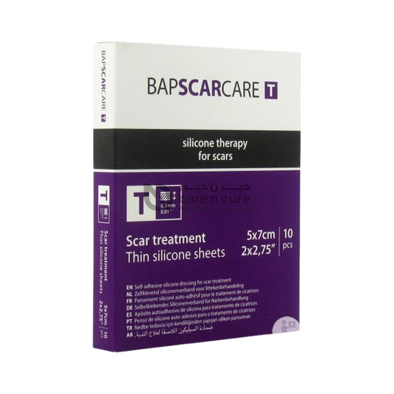Bap Scar Care Silicone Sheet T 5X7 cm 10 Pieces