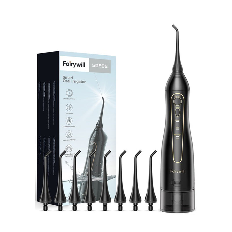 Fairywill Water Flosser Oral Irrigator - Black