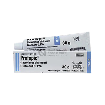 Protopic Ointment 0.1% 60gm(Original Prescription Is Mandatory Upon Delivery)