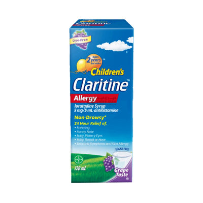 Claritine 5Mg/5ml Grape Flav Syrup 120ml