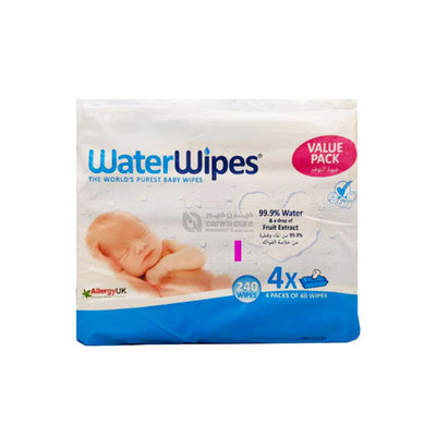 Water Wipes Value Pack (60 X 4) 240 Pieces,