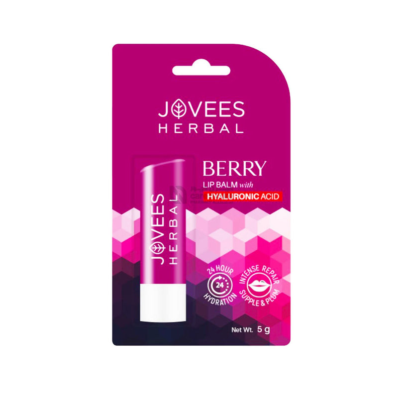 Jovees Berry Lip Balm With Hyaluronic Acid 5g