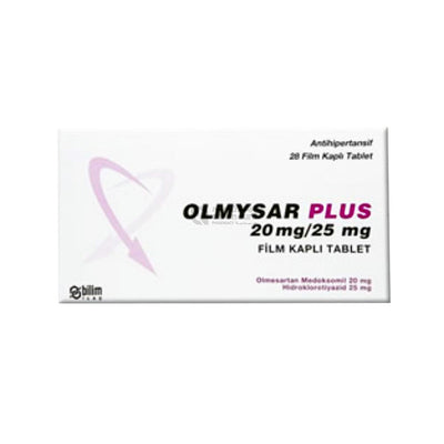 Olmysar Plus 20mg / 12.5 mg Tab 28 Pieces
