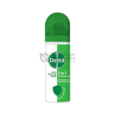 Dettol Hand Sanitizer 2 In 1 Spray 50ml