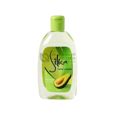 Silka Facial Cleanser Avocado 150ml + Free Cotton
