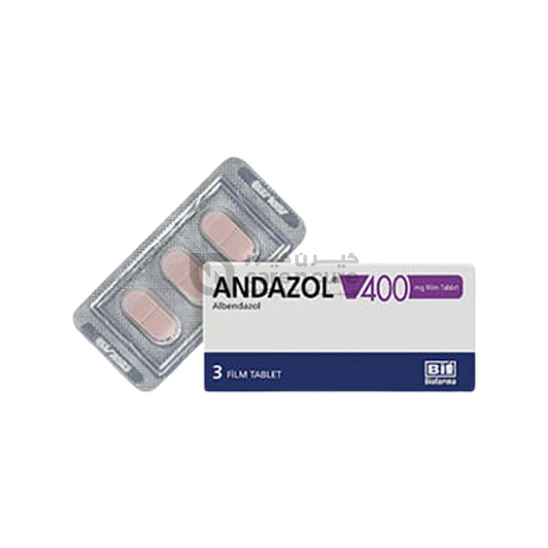 Andazol 400Mg Tab 3 Pieces