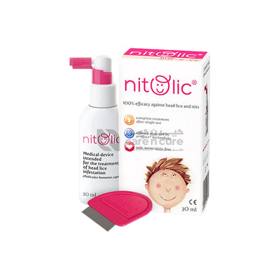 Nitolic Anti Lice Treatment Solution 50 ml