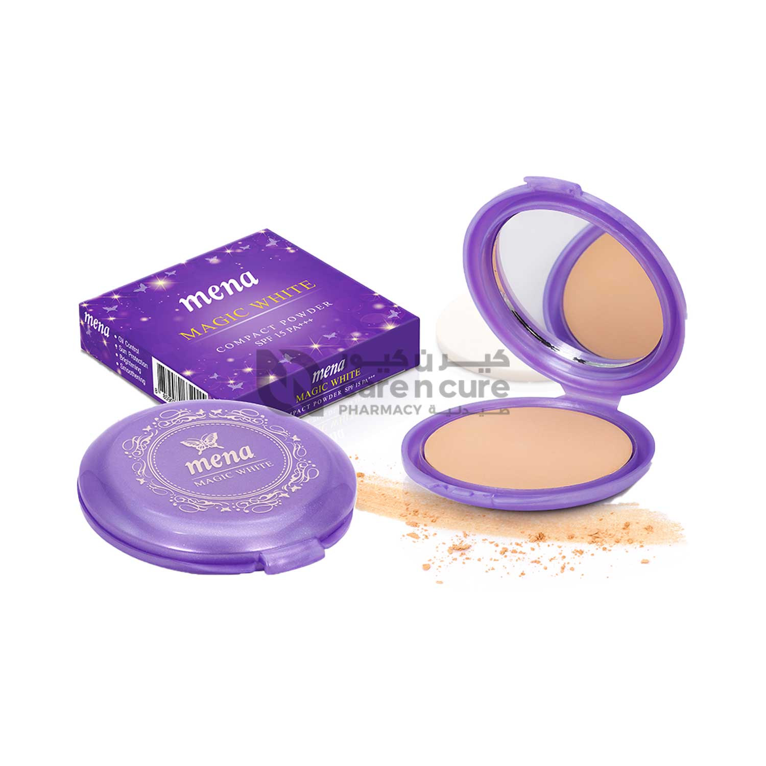 Buy Mena Magic Compact Powder Spf 15 Pa+++ C04 Online at Best prices in ...