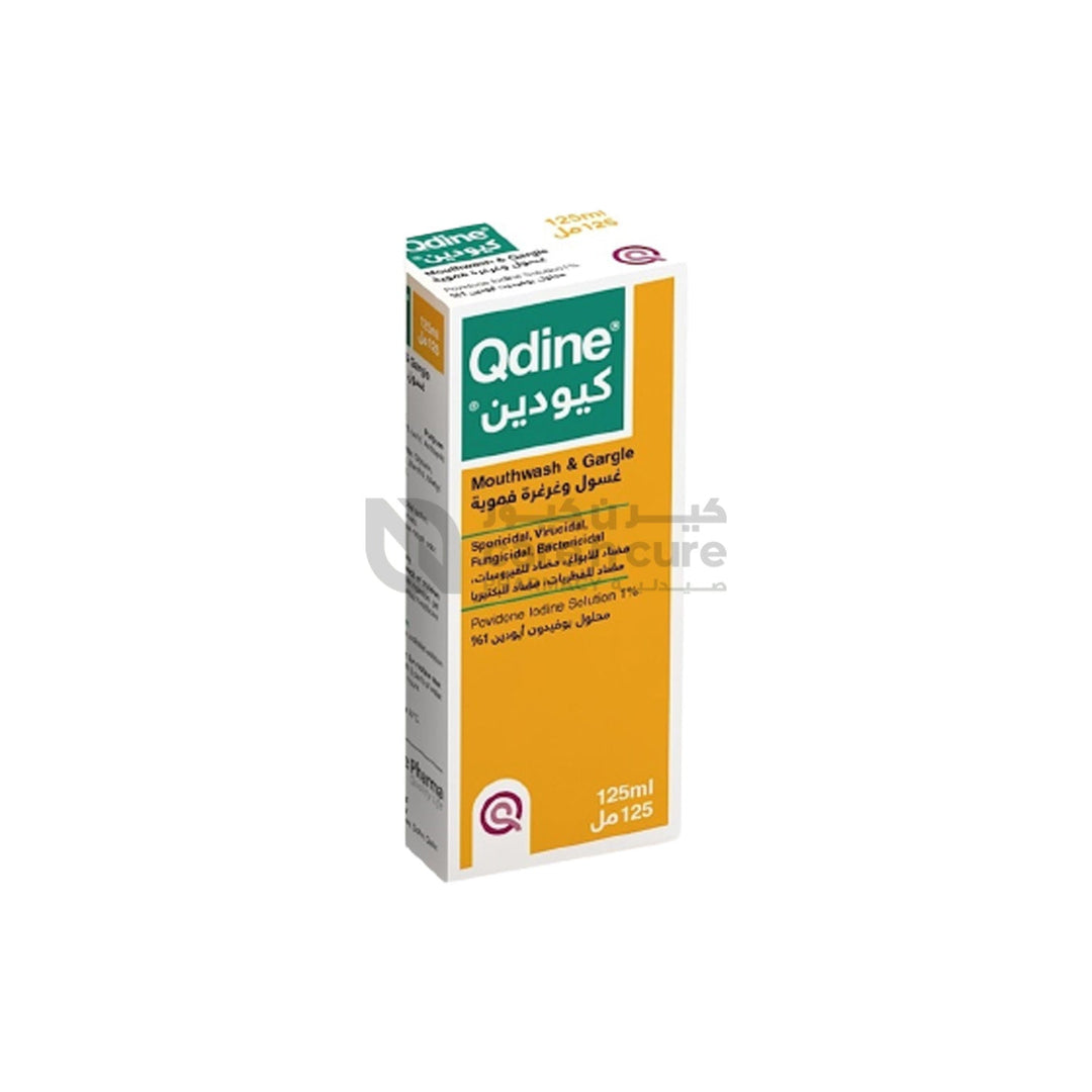 Qdine Mouth Wash And Gargle 125ml