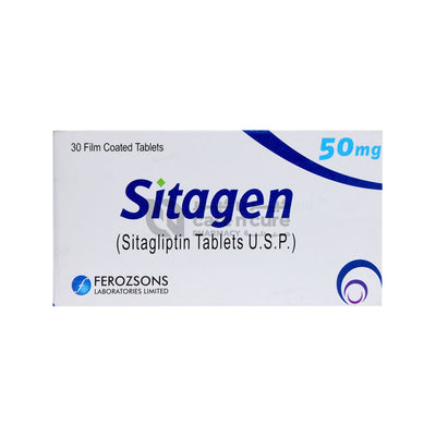 Sitaget 50 Mg Tablets 35 Pieces