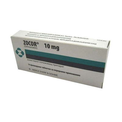 Zocor 10mg Tablets 30's