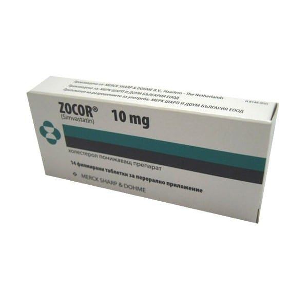 Zocor 10mg Tablets 30&