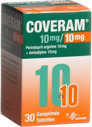 Coveram 10Mg/10mg Tablets 30's