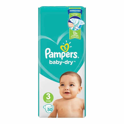 Pampers Baby Dry ml Diaper S3 Vpp ( 2X50 )