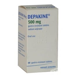 Depakine 500mg Tablets 40's