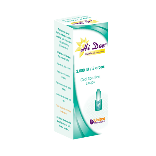 Hi Dee Vitamin D3 2000Iu 5 Drops 10ml