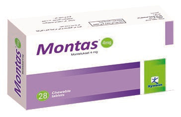 Montas 4mg Tablets 28's