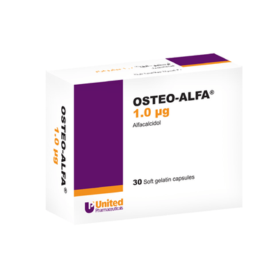 Osteo Alfa 1 mg Cap 30's