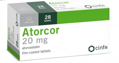 Atorcor 20mg Fc Tablets 28's