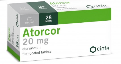 Atorcor 20mg Fc Tablets 28&