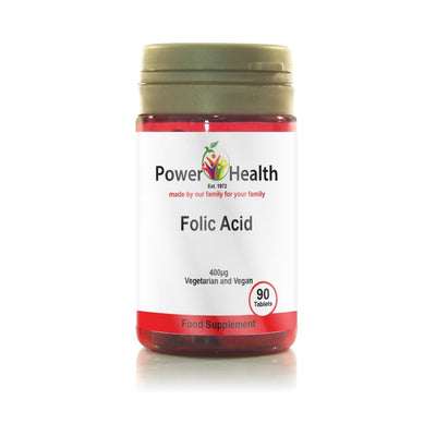 Power Health Folic Acid 400 Ug Tablets 90's